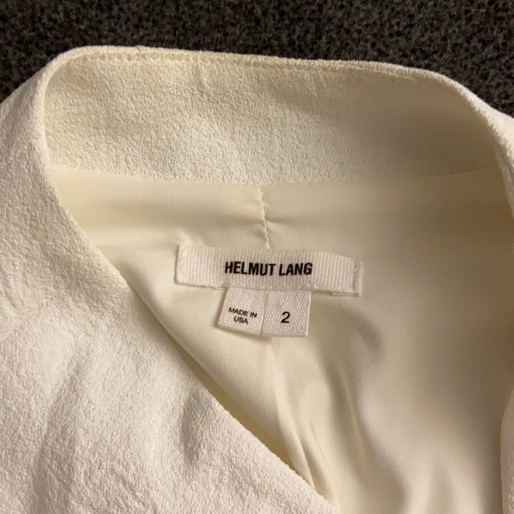 Helmut Lang Size 2 white jacket